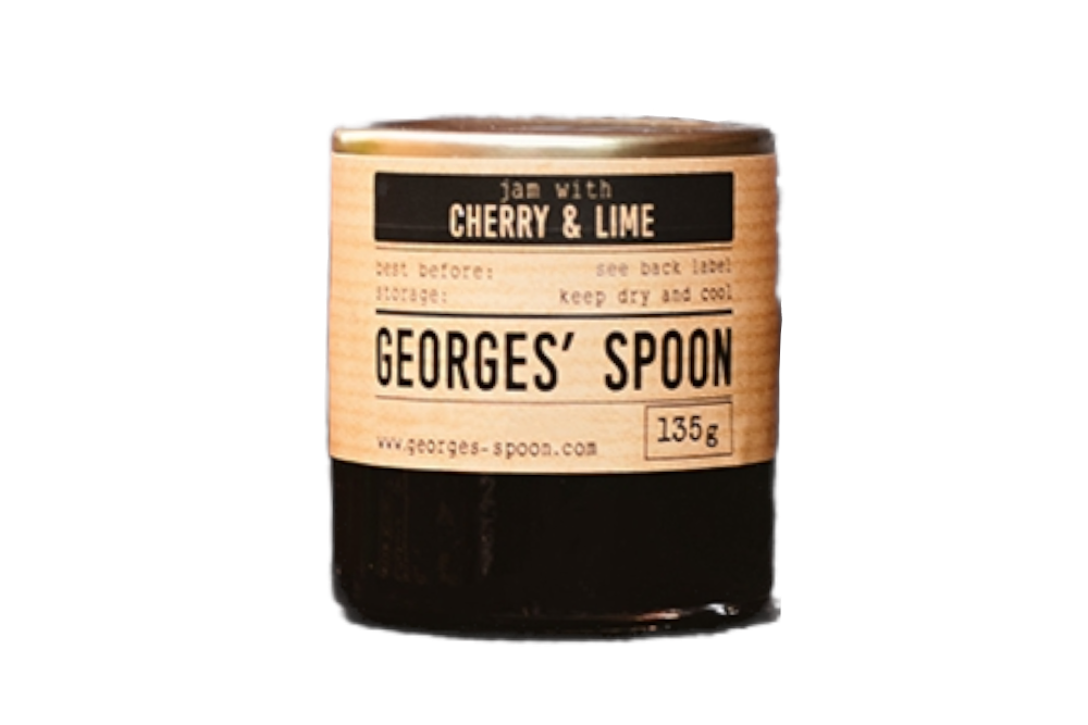 Georges'Spoon marmelade m. kirsebær og lime